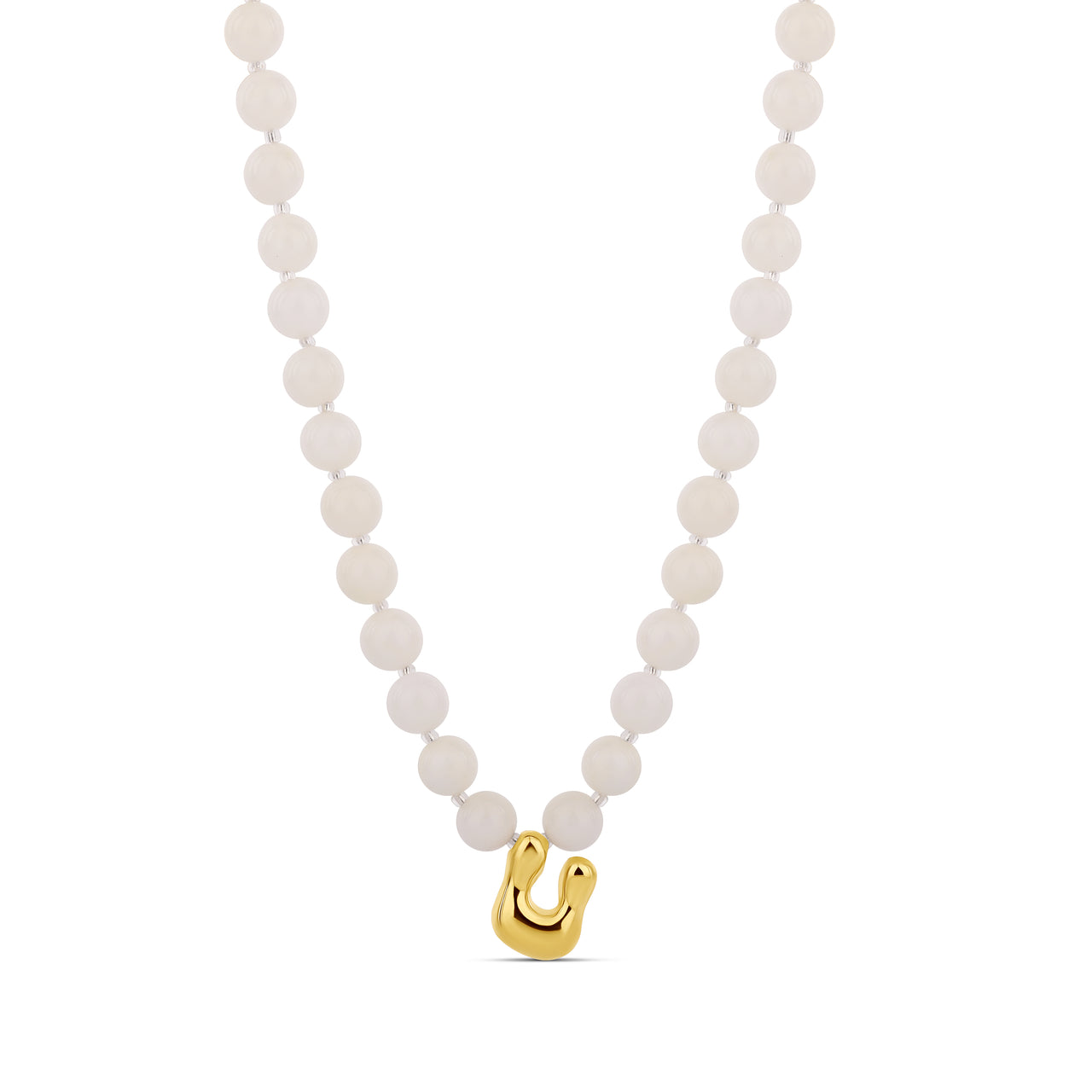 The Magnetic Balloon Initial Necklace