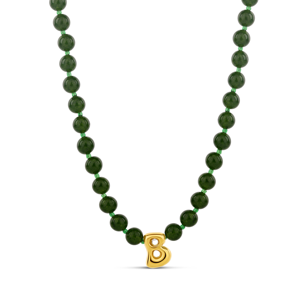 The Magnetic Balloon Initial Necklace