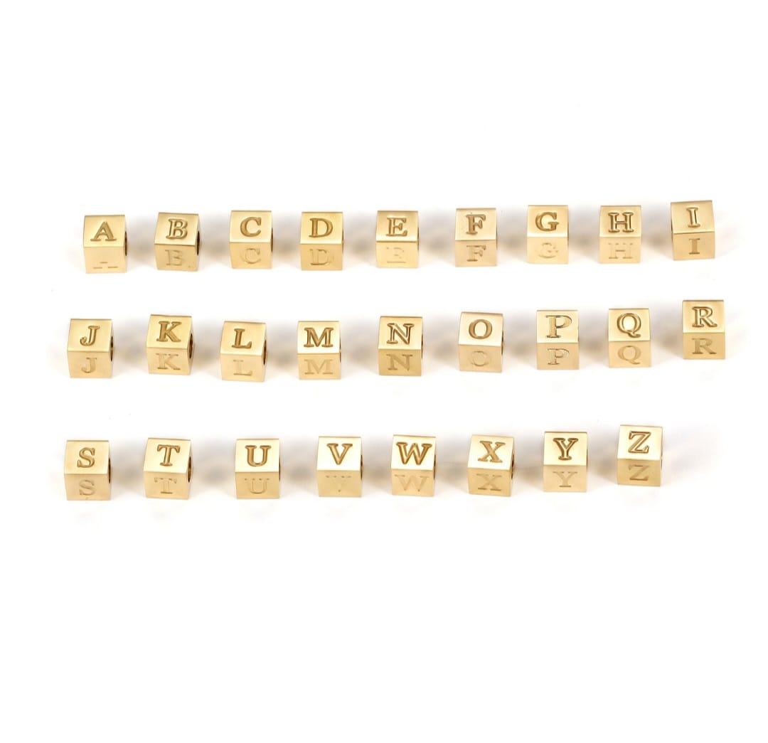 Personalized Cube Necklace