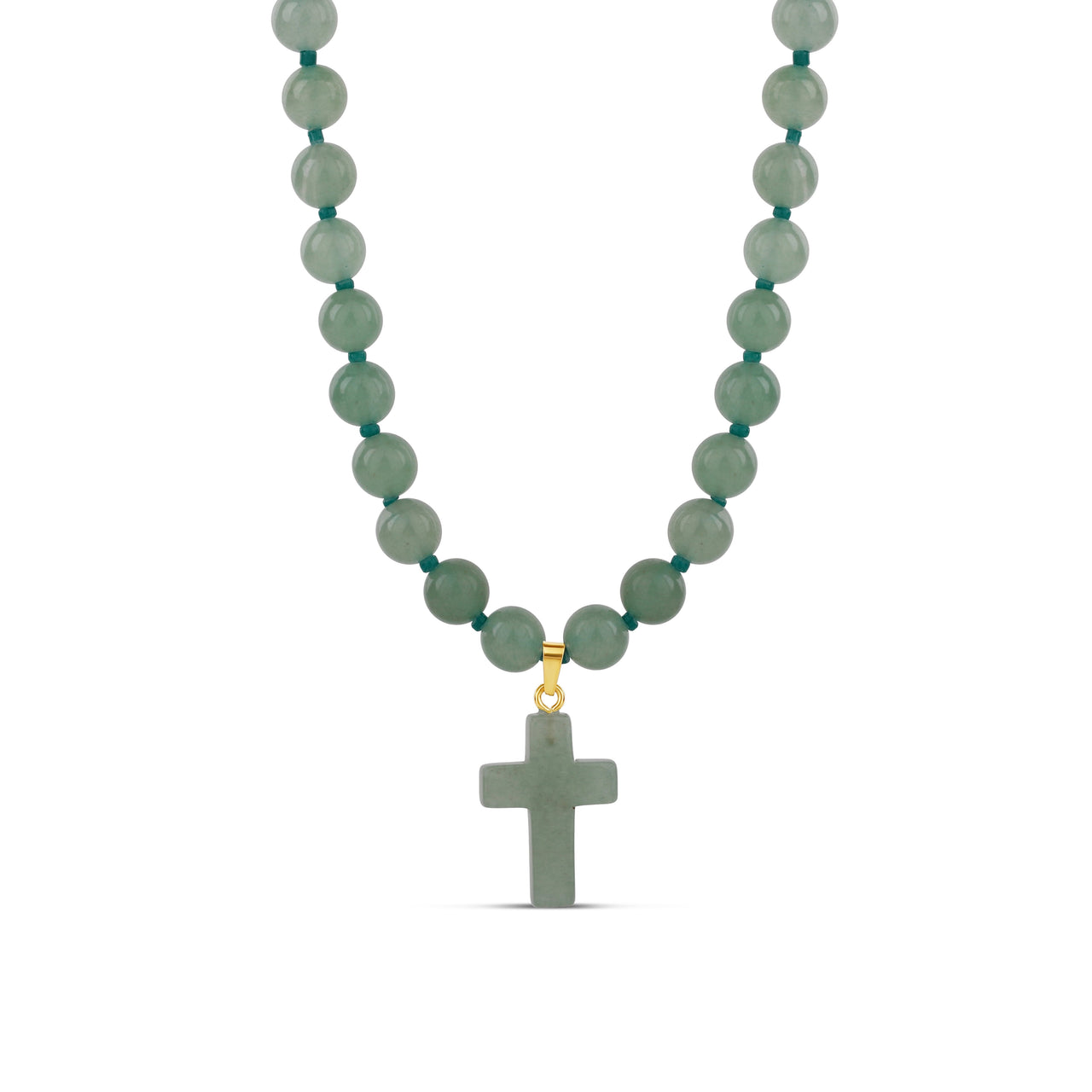 Green Cross Necklace | Faith Meets Fashion