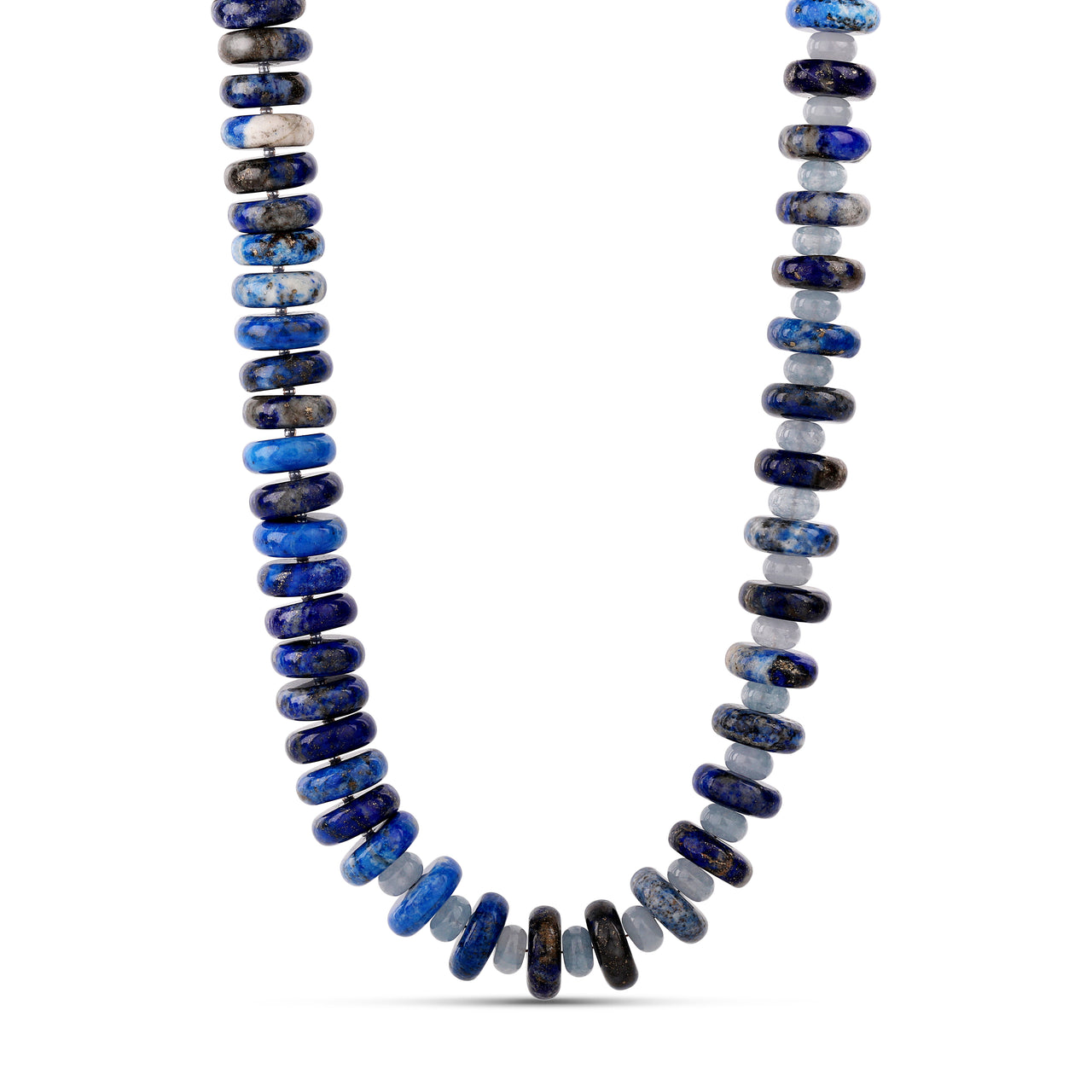 Navy Gemstone Choker