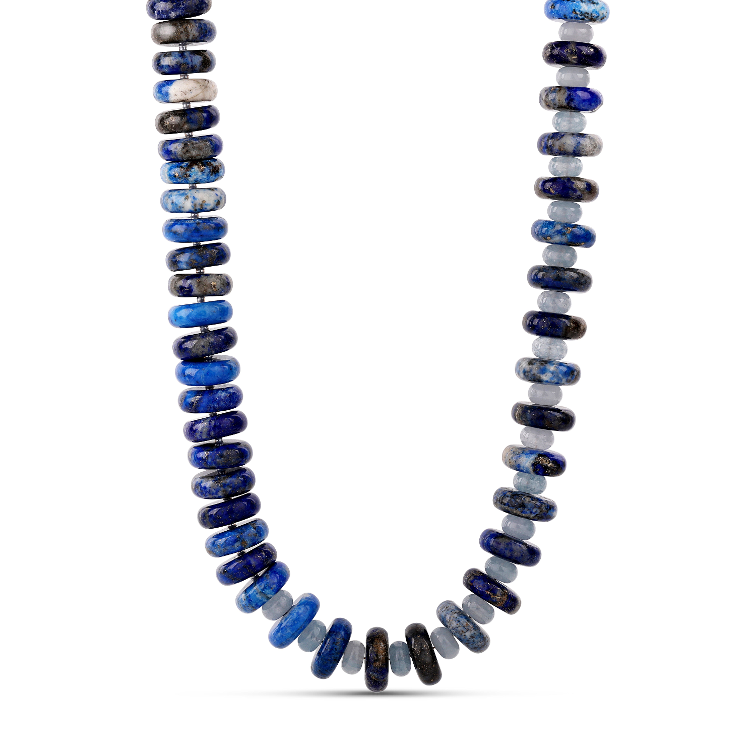 Navy Gemstone Choker