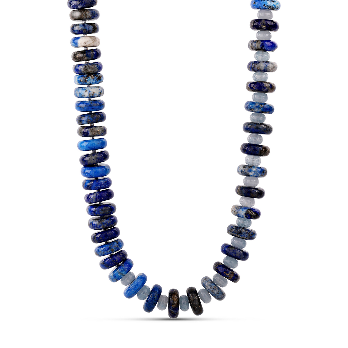 Navy Gemstone Choker