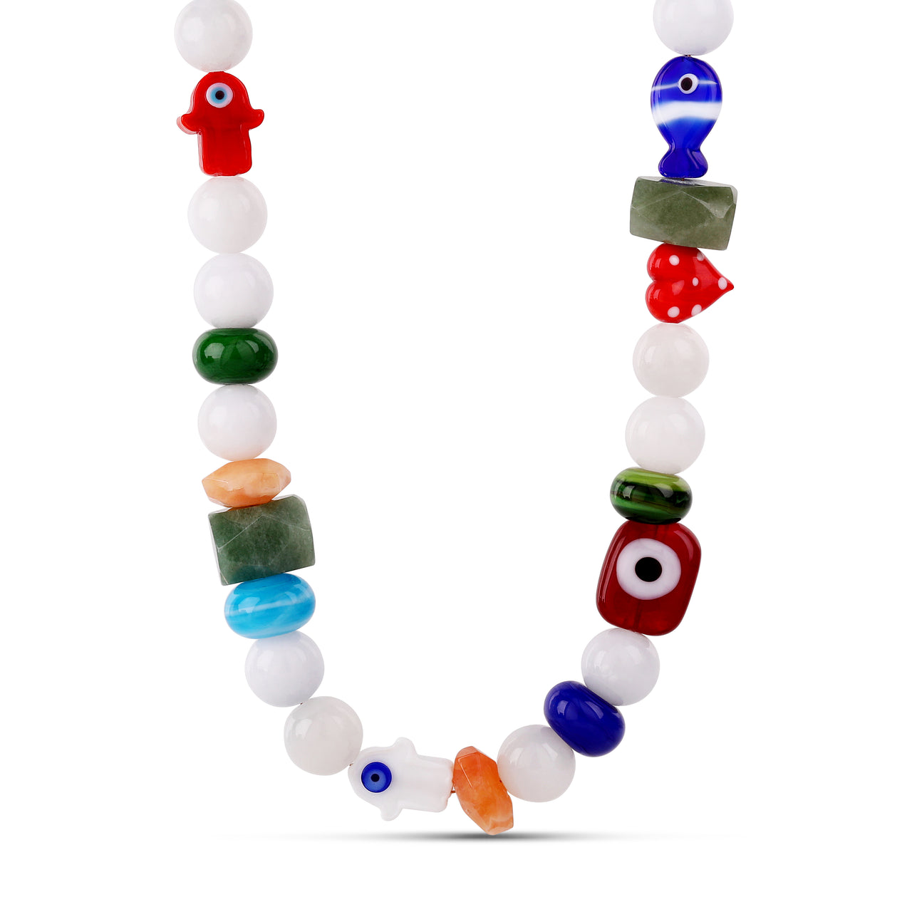 Vibrant Charm Bead Necklace