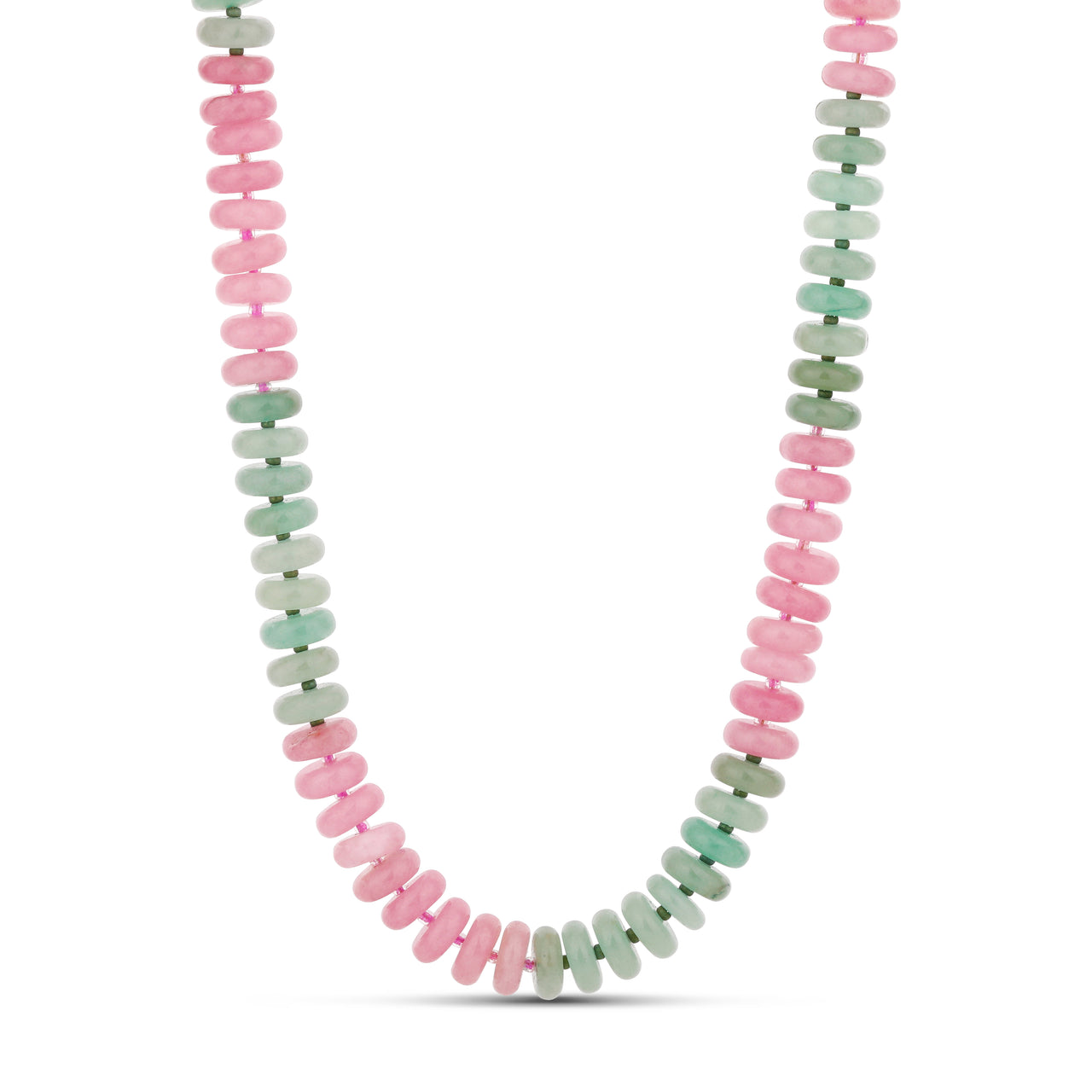 Pink and Green Everyday Necklace