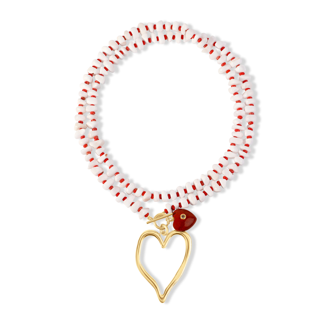 Extra Long Heart Necklace