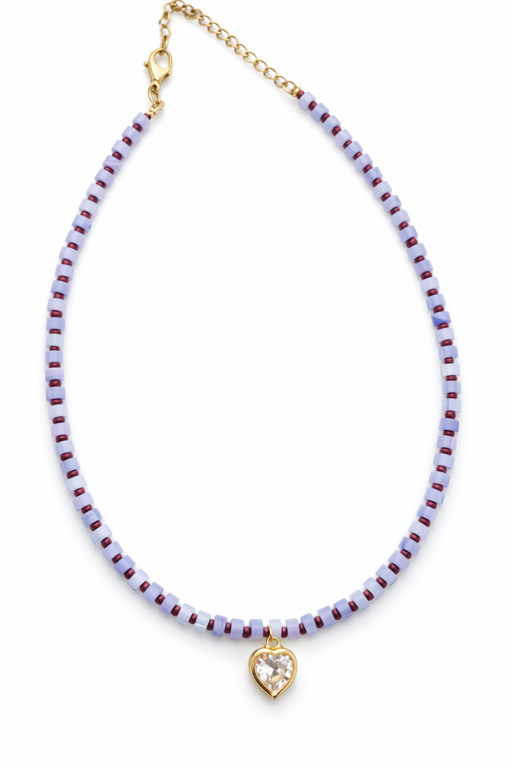 Purple Heart Necklace