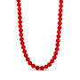 8mm Coral Beaded Choker Necklace - Hannah B by Hannah Bender