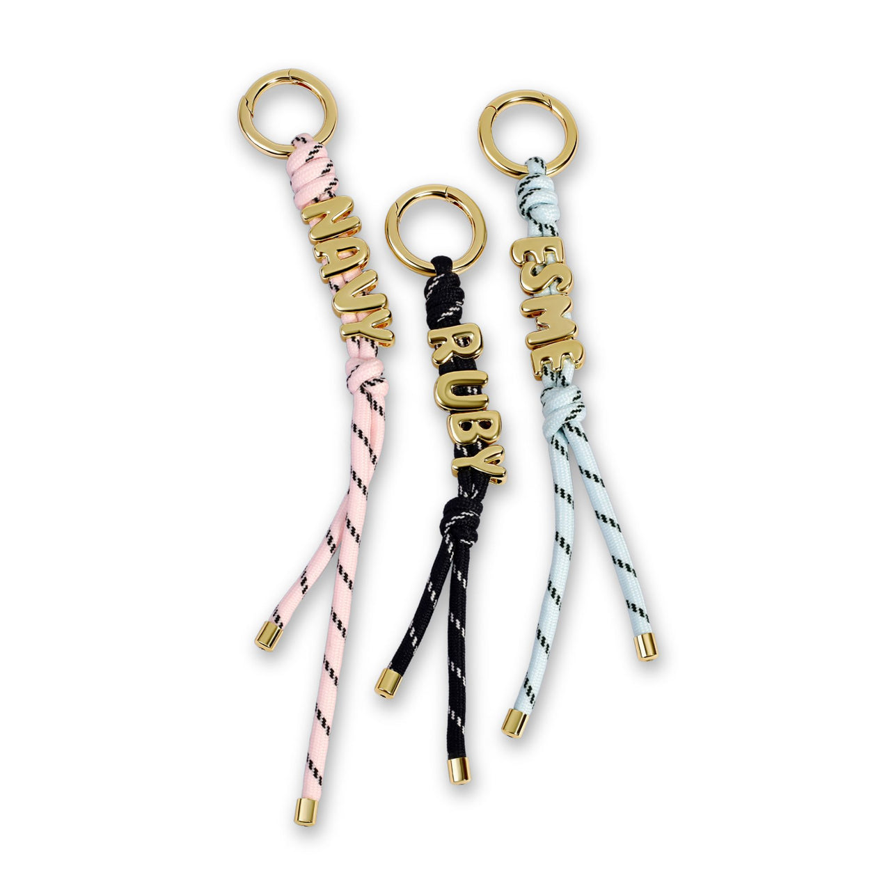 Paracord Personalized Bag Charm