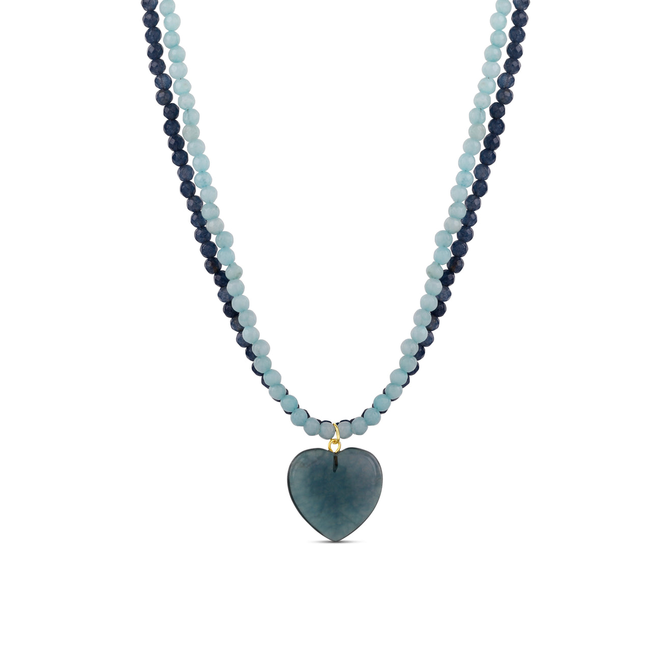 The Double Strand Heart Necklace