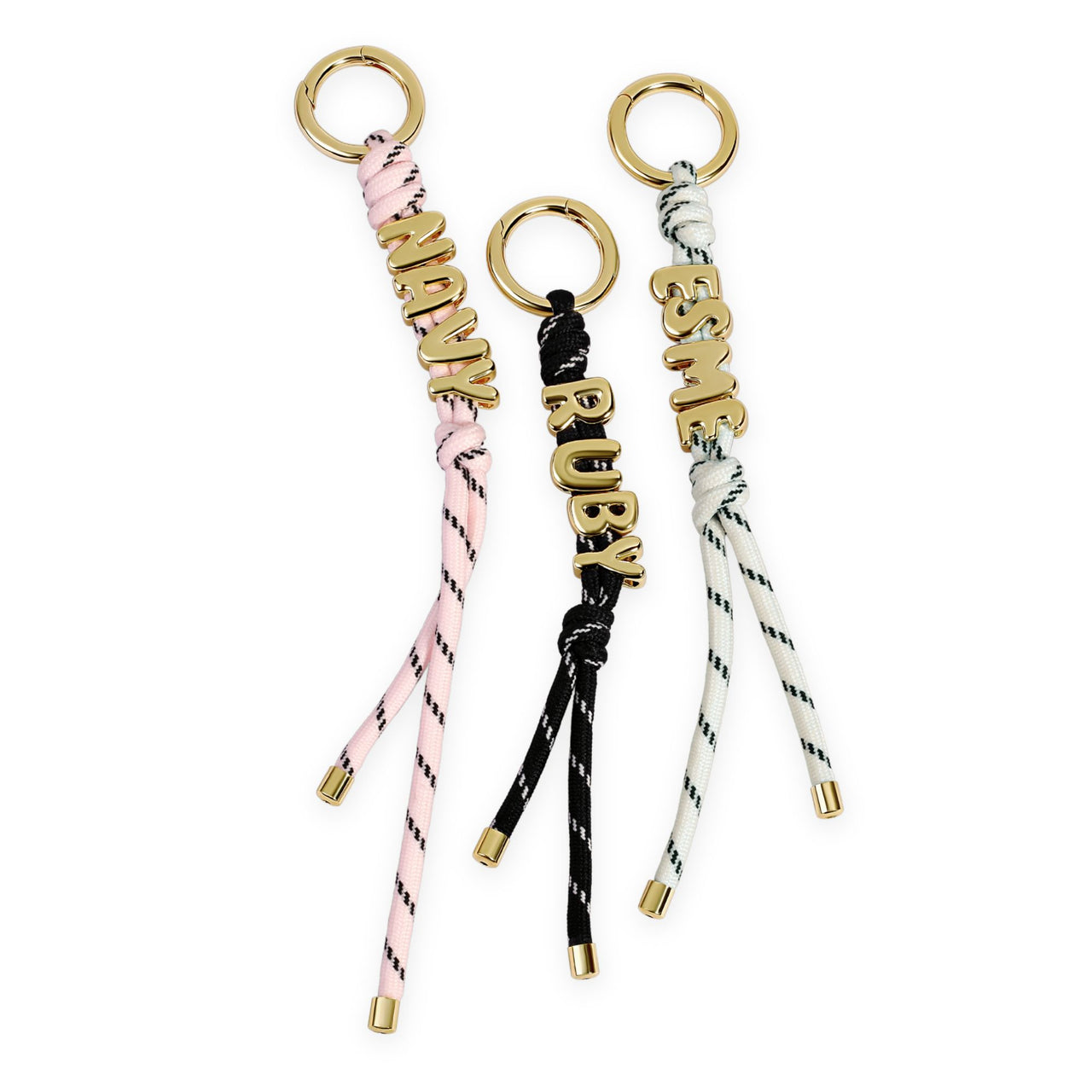 Paracord Personalized Bag Charm