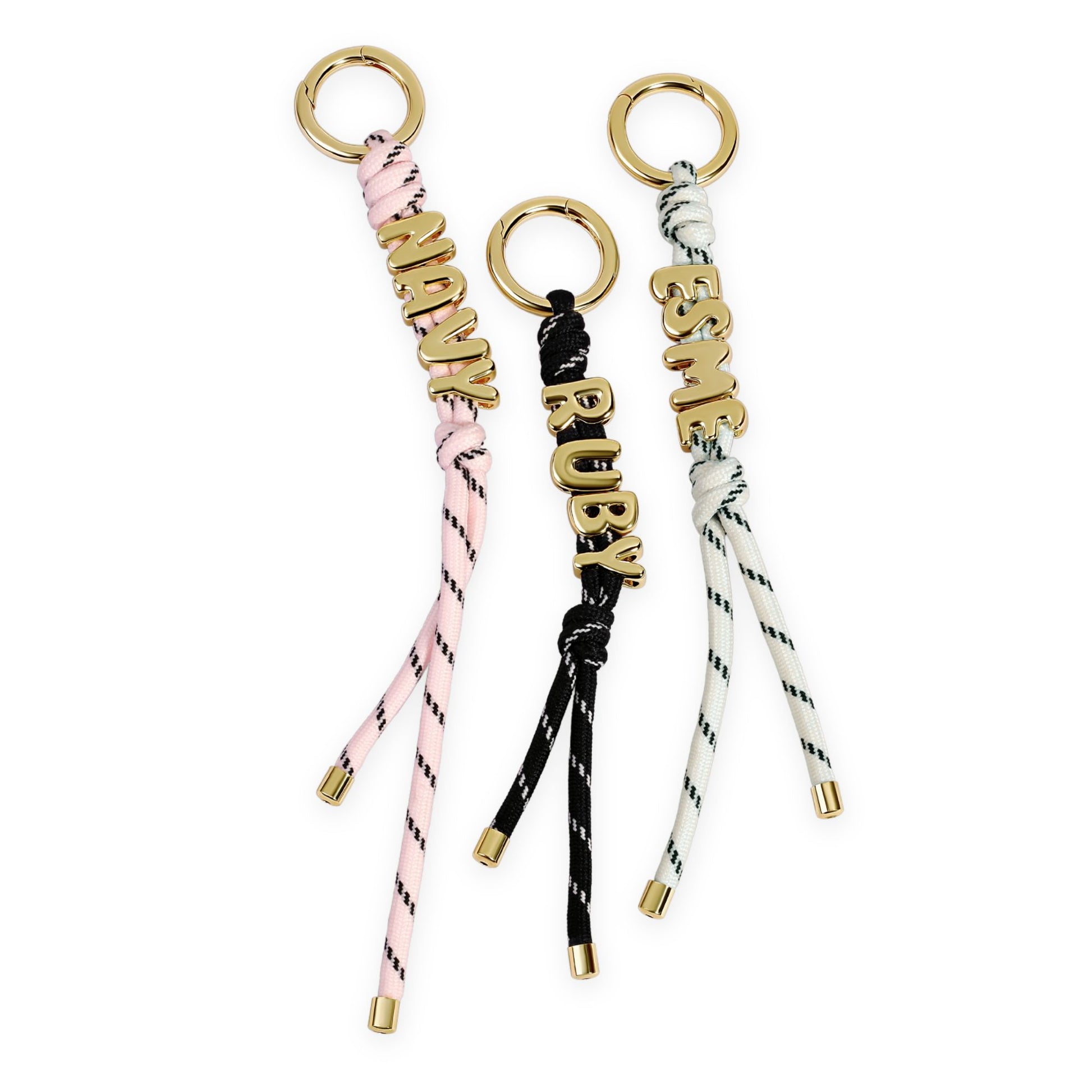Paracord Personalized Bag Charm