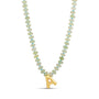 Bubble Initial Beaded Necklace - Hannah B by Hannah Bender