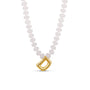 Bubble Initial Beaded Necklace - Hannah B by Hannah Bender