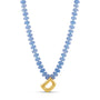 Bubble Initial Beaded Necklace - Hannah B by Hannah Bender