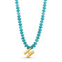 Bubble Initial Beaded Necklace - Hannah B by Hannah Bender