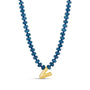 Bubble Initial Beaded Necklace - Hannah B by Hannah Bender