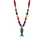 Coastal Dreams Fish Beaded Necklace - Hannah B by Hannah Bender