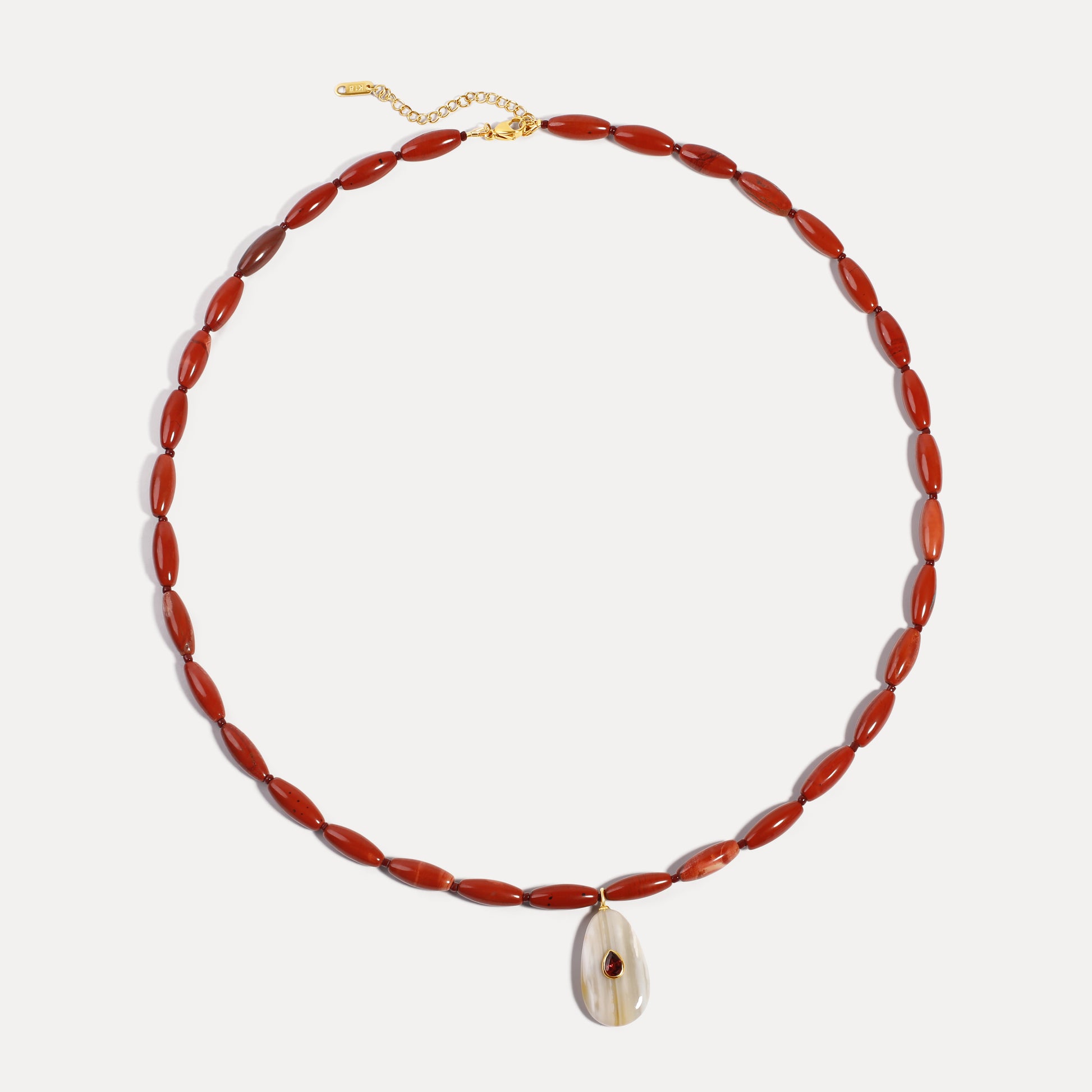 Coral Tide Long Necklace