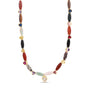 Mini Rainbow Navette & Heart Necklace - Hannah B by Hannah Bender