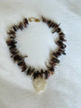 Mocha Tide Shell Necklace - Hannah B by Hannah Bender
