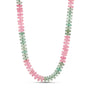 Pink and Green Everyday Necklace - Hannah B by Hannah Bender