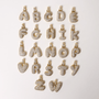 POP UPS X HANNAH B BOAT ROPE DEEP BLUE NECKLACE WITH PAVE INITIAL - Hannah B by Hannah Bender