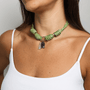 POP UPS X HANNAH B BOAT ROPE SAFARI NECKLACE WITH DREAM PURPLE FISH - Hannah B by Hannah Bender