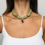 POP UPS X HANNAH B BOAT ROPE SAFARI NECKLACE WITH DREAM PURPLE FISH - Hannah B by Hannah Bender