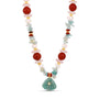 Seaside Shell Gemstone Necklace - Hannah B by Hannah Bender