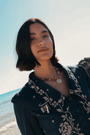 Sunset Shell Gemstone Necklace - Hannah B by Hannah Bender
