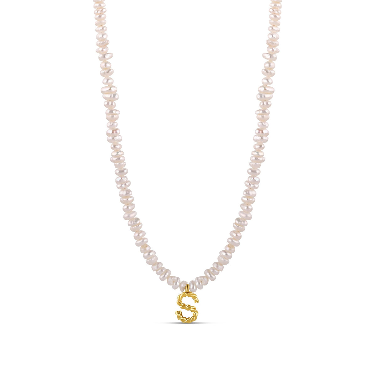 The Initial Pearl Necklace - Hannah B by Hannah Bender