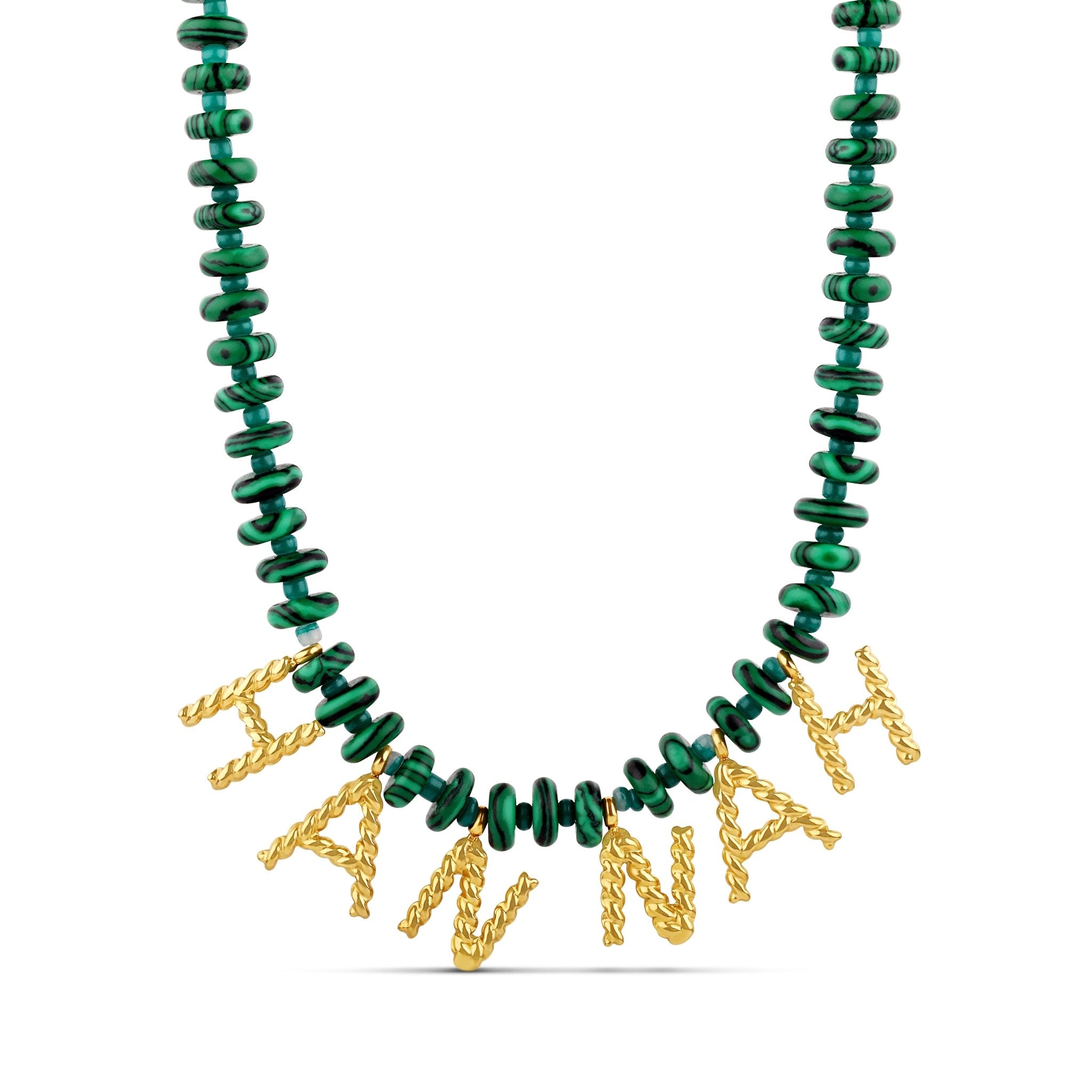 The Personalized Rope Letter Name Necklace - Hannah B by Hannah Bender