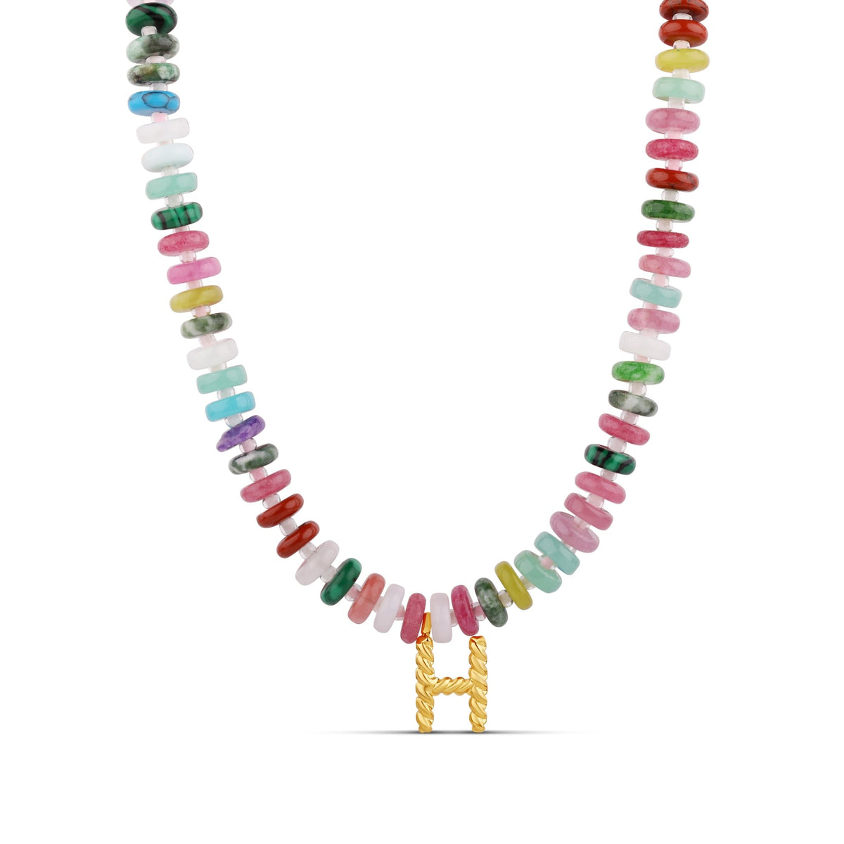 The Personalized Rope Letter Name Necklace - Hannah B by Hannah Bender