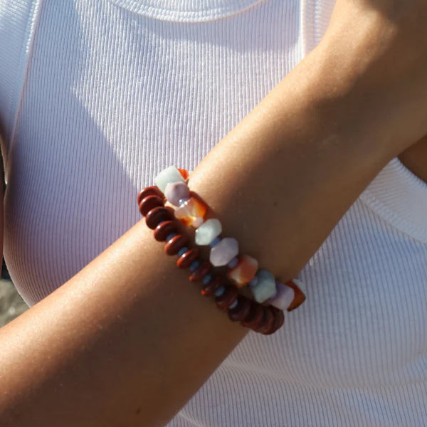Gemstone Stretch Bracelet Set
