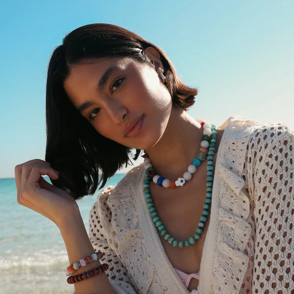 Vibrant Charm Bead Necklace