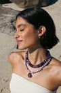 Violet Gemstone Choker - Hannah B by Hannah Bender